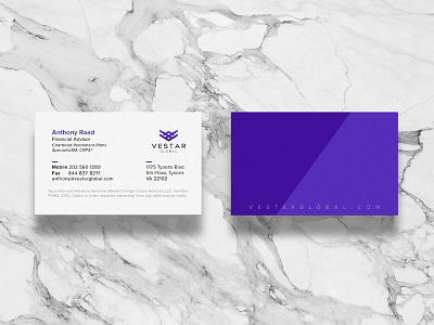 Vestar Global Business Card Design 3d arrow businesscard corporate fold gradient investment logo logodesign minimal