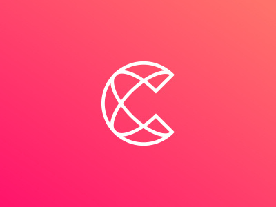 C alphabet app c layers logo mark studio