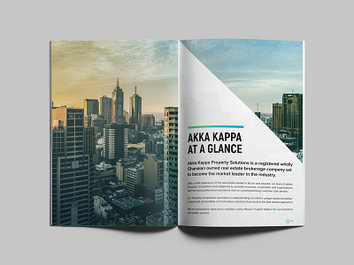 Brochure Design brochure corporate ghana identitydesign logo minimal print property realestate