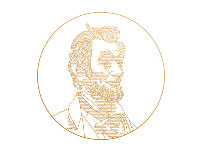 Abraham Lincoln abraham lincoln art editorial face lincoln line portrait