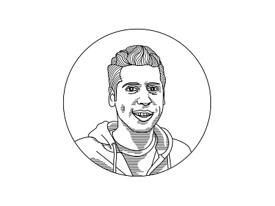 Sam Altman Portrait Illustration