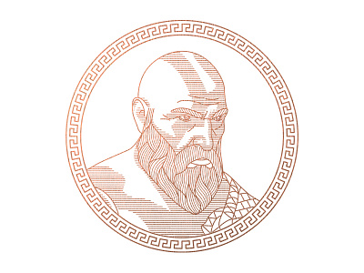 Kratos  Lineart Illustration