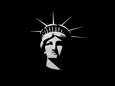 Liberty Finance america american finance investment liberty logo logodesign minimal silhouette statue of liberty