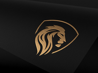 Royal Lion + Shield Concept animal design finance illustration lion lion head lion logo logo majestic royal shield