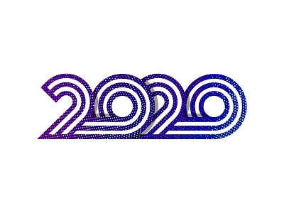 2020 2020 design illustration infinity logo logodesign logotype loop newyear number numerical typography vector wordmark