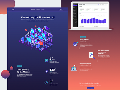 Landing Page - Audio Media Network