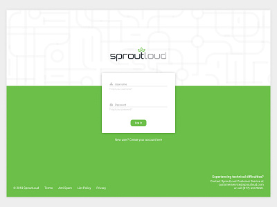 Login page concept redesign