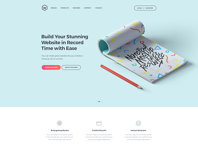 Web Agency Design from WrapKit app bootstrap bootstrap 4 business corporate homepage landing page