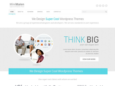 Minimalen Wordpress Theme business clean minimal portfolio premium simple theme themes wordpress