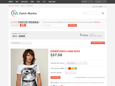 Catch Marka Magento based Website catch marka clean magento product details products website