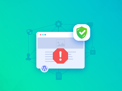 Protect Your WordPress Blog From Spam card check iluustration protect spam ui wordpress