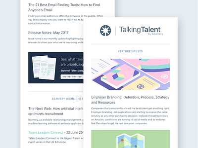 Beamery Marketing Email Template announcements blog email marketing news newsletter template
