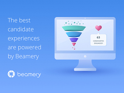 Beamery ads for LinkedIn ad beamery candidate engagement funnel linkedin recruitment