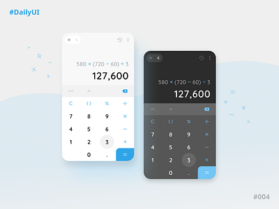 Daily UI #004 - Calculator