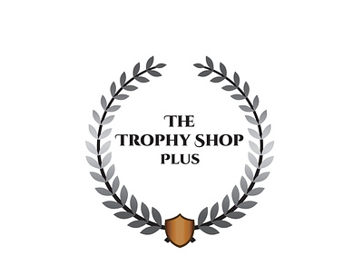 Trophy Shop Plus Logo branding design logo