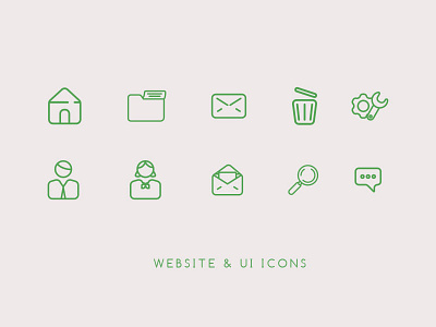 UI icons clean clear clever icon icons pack simple ui website