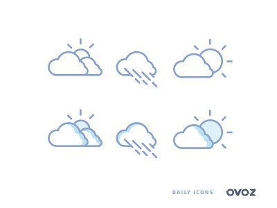 Daily icons, weather clean company creditcard flat guard icon icons logo search simple smart weather