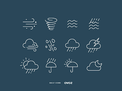 Weather icons Pack style 2