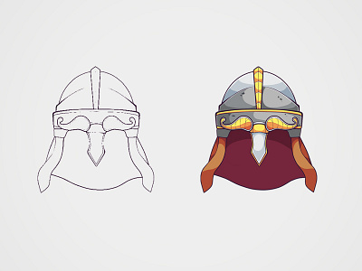 medieval helmet - 1 3d animation assets design game gaming gui illustration manga medieval rpg vector