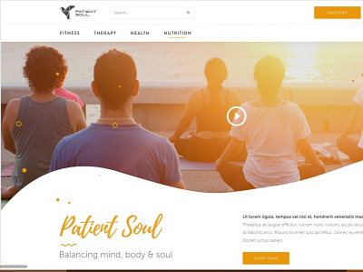 Patient Soul Home page dashboard design dashboard ui design figma figmadesign html html css webdesign website design