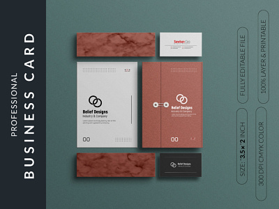 Professional Business Card beliefdesigns branding businesscard design graphic design logo vector