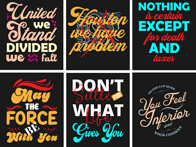 Custom Typography T-Shirt Design