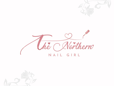 The Northern Nail Salon Logo beautysalon branding design girls girlsalon graphic design illustrator logo naildesigner nails nailsalon ui ux women