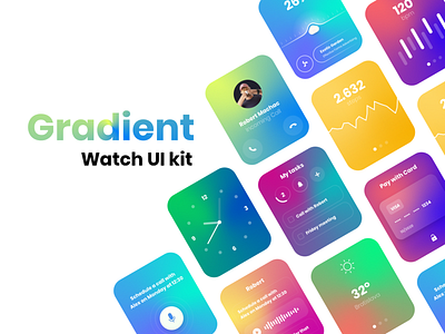 Gradient-watch UI kit