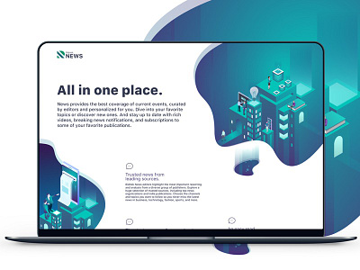 Ridmik News Landing page landing page