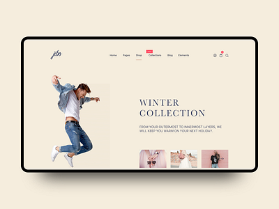 jibo fashion landing page