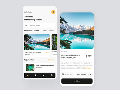 Travel App - UX/UI