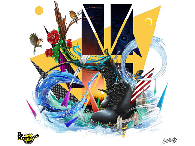 Dr.Martens x KAZE PARK artwork