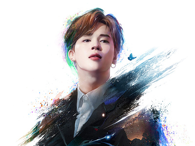 JIMIN - BTS artworks 방탄소년단 작품 - 박지민 artist KAZE PARK 카제박 - 박승우