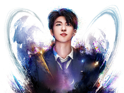 RM - BTS artworks 방탄소년단 작품 - 알엠(김남준) artist KAZE PARK 카제박 - 박승우