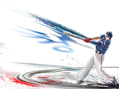 스포츠 아트 KAZE PARK - Baseball artwork 야구선수 그림작품 아티스트 카제박 - 박승우 작가