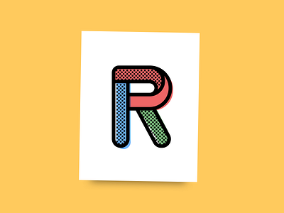 R - Personal Logomark branding identity letter logo monogram r symbol