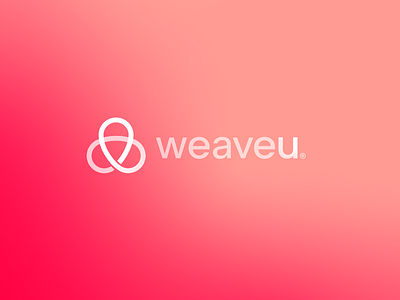 Weaveu Logo Design branding design icon illustration logo typography vector