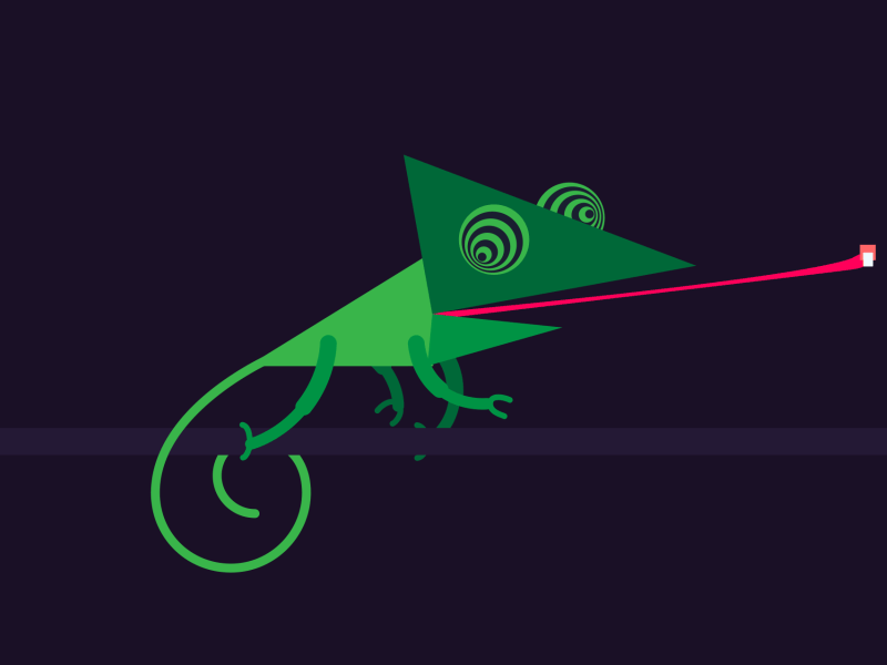 Catching flies. catch chameleon eyes flies fly green stop triangles walk