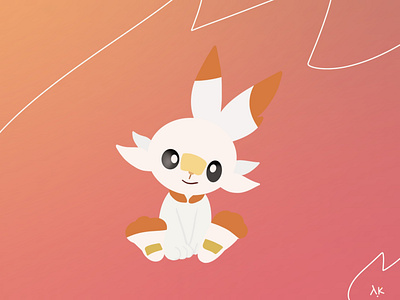 Scorbunny ヒバニ  | Pokemon Sword & Shield