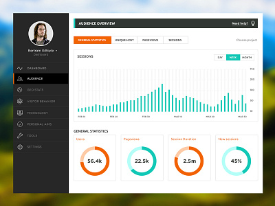 Dashboard Interface analytics daily ui dashboard data drawn illustration statistics ui user experience ux