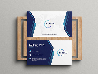 fornt and back look visiting card :- mili patel animation branding design graphic design illustration logo typography vector