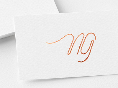 NG - Nail Artist Logo branding calligraphy emblem handlettering lettering letters logo logotype typography