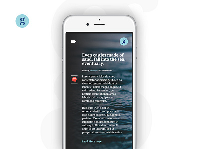 Guardian Article Layout app guardian ios iphone layout mobile ui ux