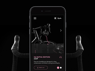 Bang&Olufsen Shop Concept ecommerce headphones interaction interface responsive shop ui ux web