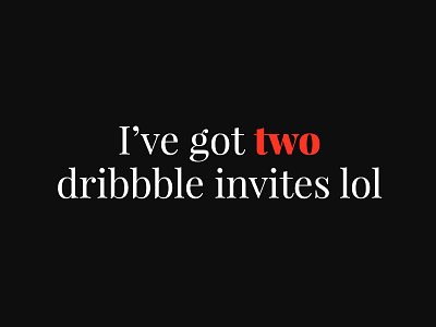 Dribble Invite dribbble dribble invite invite