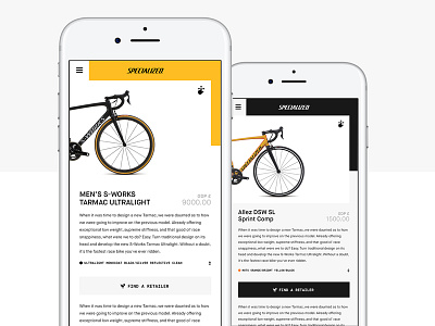 Bike Shop Concept app bikes cycling ecommerce shop sports store ui ux