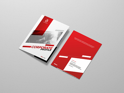 Corporate Profile Design branding catalog graphic design
