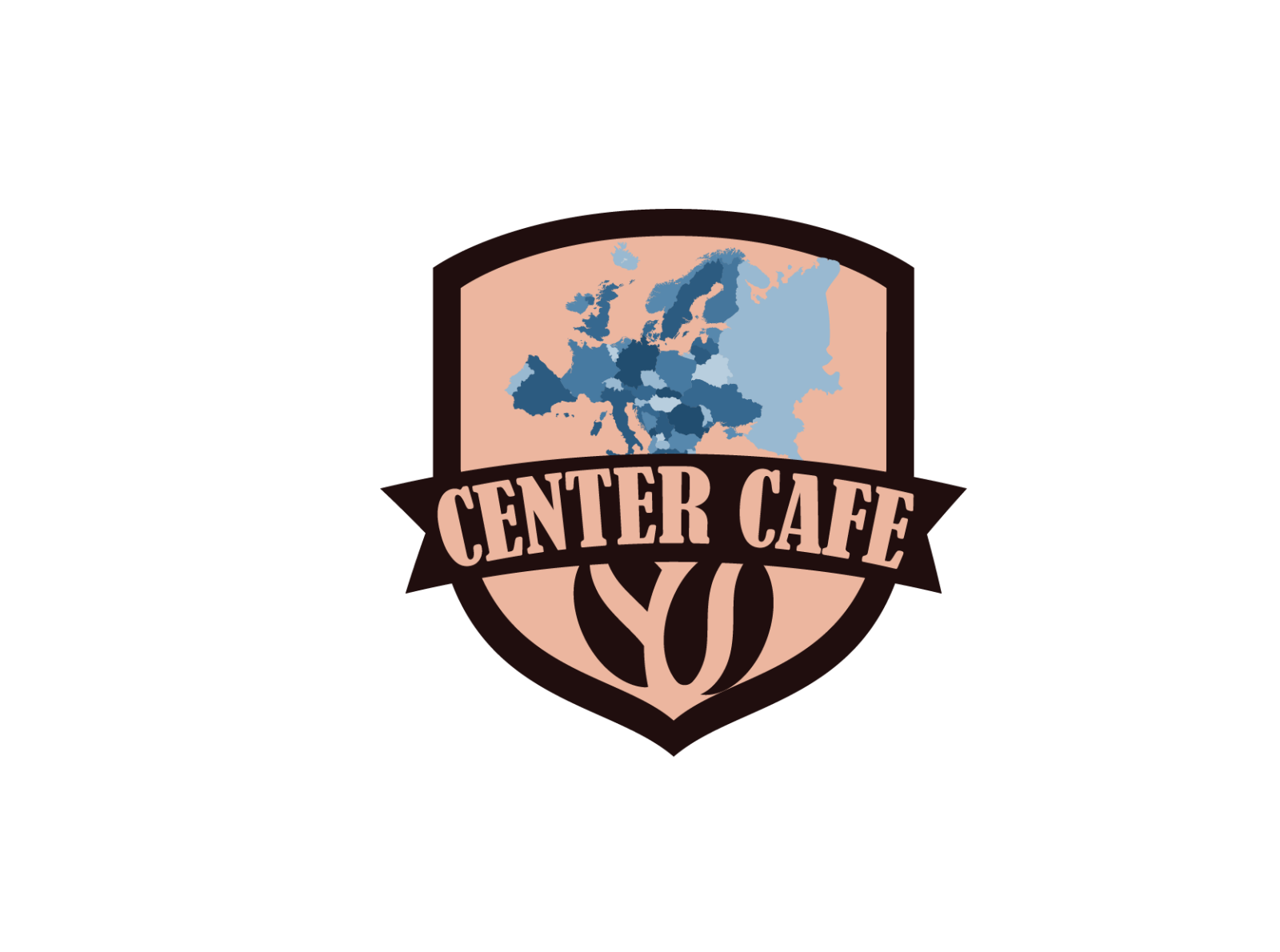 "Center Cafe" Logo 2 by Lauremedia on Dribbble