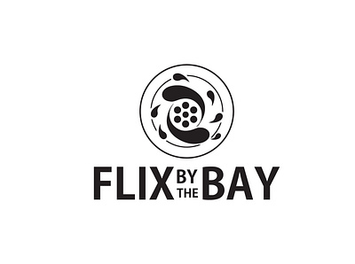 "Flix By THE BAY" Logo 3d adobe animation branding design graphic design illustration illustrator karate logo logo design martial art mascot motion graphics trace ui ux vector yoga