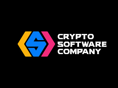 "Crypto Software Company" Logo blockchain branding crypto design graphic design illustration illustrator logo logo design software ui ux vector